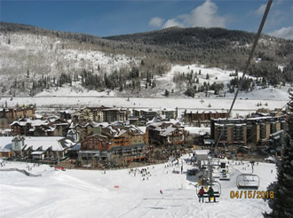 The ski resort